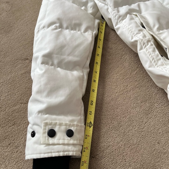 Canada Goose White Puffer Jacket with Fur Hood - Picture 8 of 16